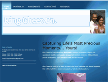 Tablet Screenshot of kingcheezphotography.com